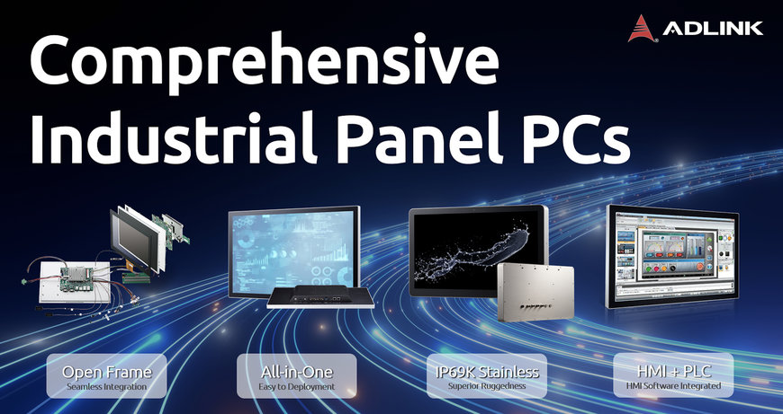 ADLINK Unveils Comprehensive Industrial Panel PC Solutions